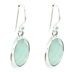 Aqua-Chalcedony-French-Scarlett-Solitaire-Dangle-Green-925-Sterling-Silver-Earring