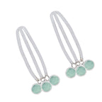 Aqua-Chalcedony-Korean-Nayara-multiple-Stud-Green-92.5-Silver-Earring