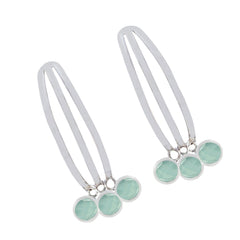 Aqua-Chalcedony-Korean-Nayara-multiple-Stud-Green-92.5-Silver-Earring
