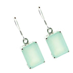 Aqua-Chalcedony-Russian-Sophia-Solitaire-Dangle-Green-Silver-Earring