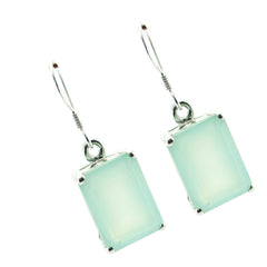 Aqua-Chalcedony-Russian-Sophia-Solitaire-Dangle-Green-Silver-Earring