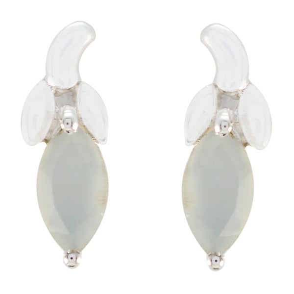 Aqua-Chalcedony-Turkish-Yasmin-Solitaire-Stud-Green-925-Sterling-Silver-Earring