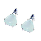 Aqua-Chalcedony-Italian-Yasmine-Solitaire-Stud-Green-925-Silver-Earring