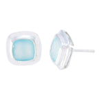 Aqua-Chalcedony-Mexican-Zoey-Solitaire-Stud-Green-Silver-Earring