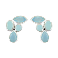 Aqua-Chalcedony-Australian-Daniela-quarter-Stud-Green-Silver-Earring