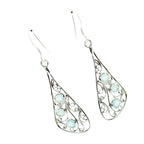 Aqua-Chalcedony-Australian-Aiko-multiple-Dangle-Green-925-Sterling-Silver-Earring