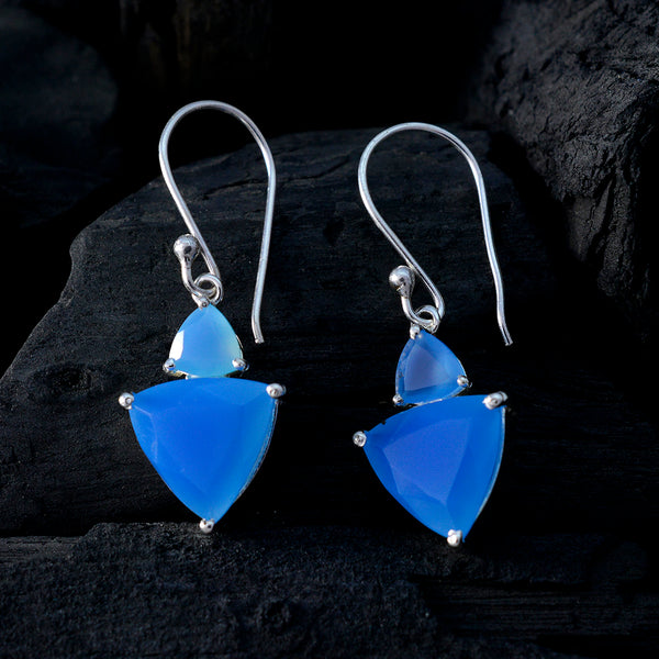 Aqua-Chalcedony-Latin-American-Chen-multiple-Dangle-Green-Silver-Earring