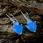 Aqua-Chalcedony-Latin-American-Chen-multiple-Dangle-Green-Silver-Earring