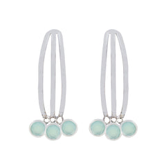 Aqua-Chalcedony-Turkish-Patricia-multiple-Stud-Green-Silver-Earring