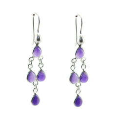 Amethyst-French-Emi-multiple-Dangle-Purple-925-Sterling-Silver-Earring