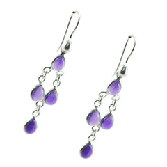 Amethyst-French-Emi-multiple-Dangle-Purple-925-Sterling-Silver-Earring
