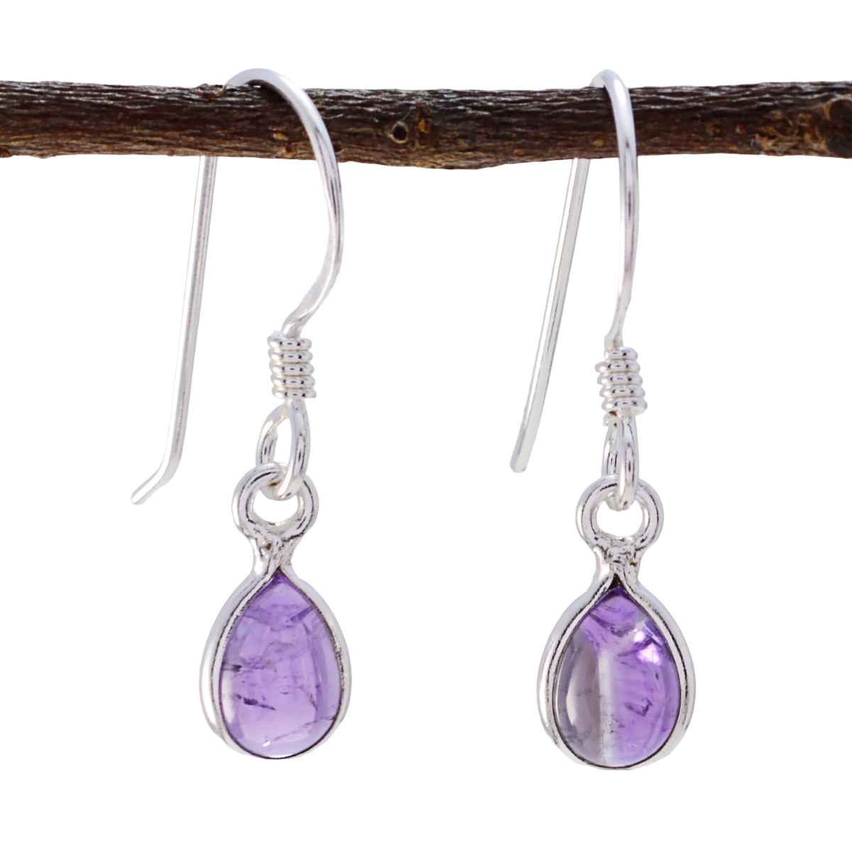 Amethyst-German-Eun-ji-multiple-Dangle-Purple-925-Silver-Earring Image principale du produit