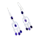 Amethyst-Russian-Hana-multiple-Dangle-Purple-925-Silver-Earring