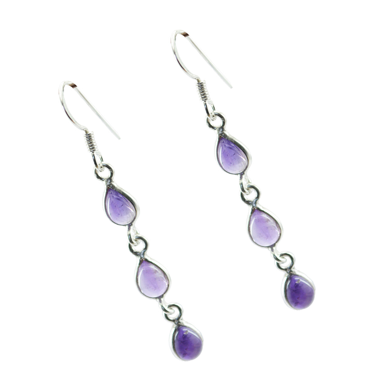 Amethyst-Egyptian-Hina-multiple-Dangle-Purple-Sterling-Silver-Earring