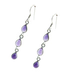 Amethyst-Egyptian-Hina-multiple-Dangle-Purple-Sterling-Silver-Earring