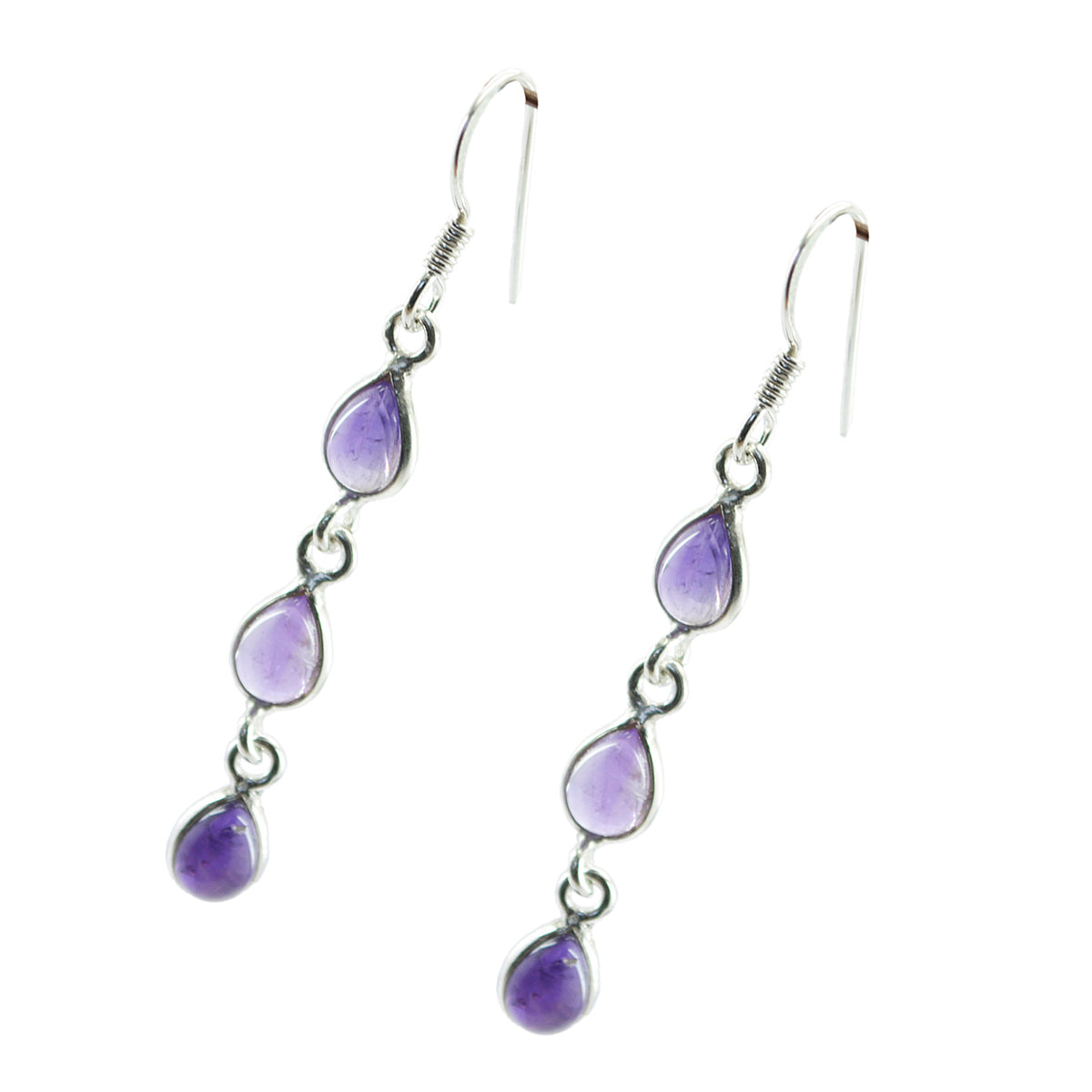 Amethyst-Egyptian-Hina-multiple-Dangle-Purple-Sterling-Silver-Earring