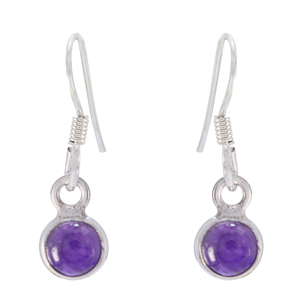 Amethyst-American-Hua-multiple-Dangle-Purple-Silver-Earring