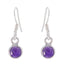 Amethyst-American-Hua-multiple-Dangle-Purple-Silver-Earring