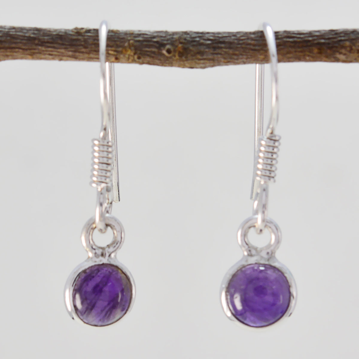 Amethyst-American-Hua-multiple-Dangle-Purple-Silver-Earring
