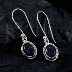 Amethyst-Naher Osten-Li-Lee-mehrere-Dangle-Lila-925-Sterling-Silber-Ohrring