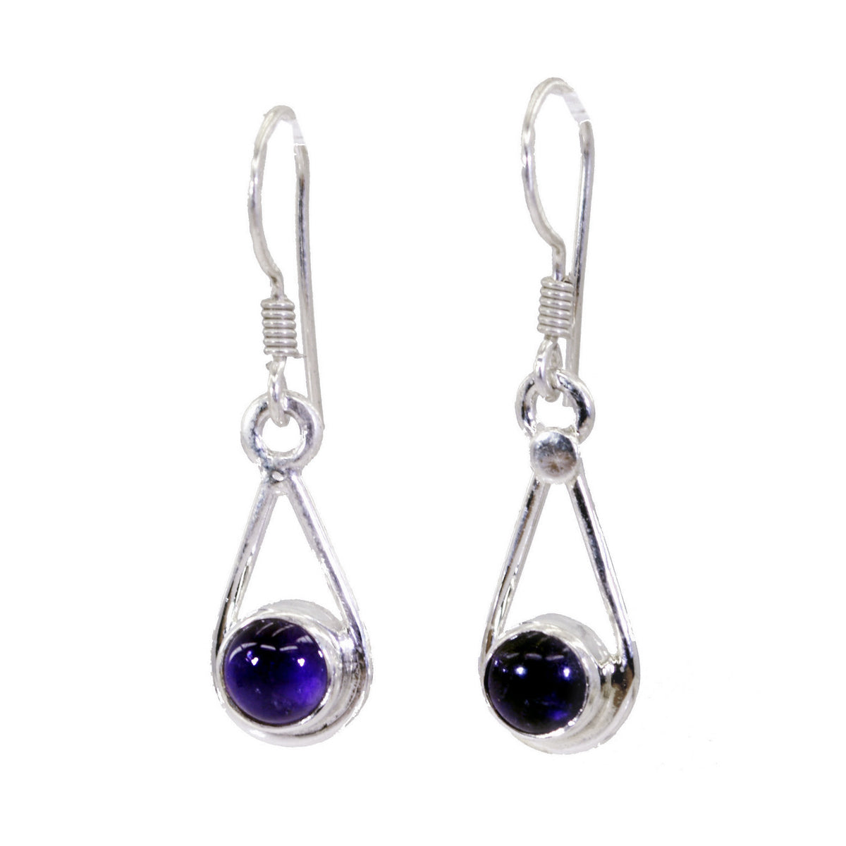Amethyst-American-Hye-jin-multiple-Dangle-Purple-925-Silver-Earring Immagine principale del prodotto