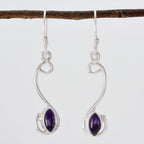 Amethyst-Korean-Lourdes-multiple-Dangle-Purple-92.5-Silver-Earring