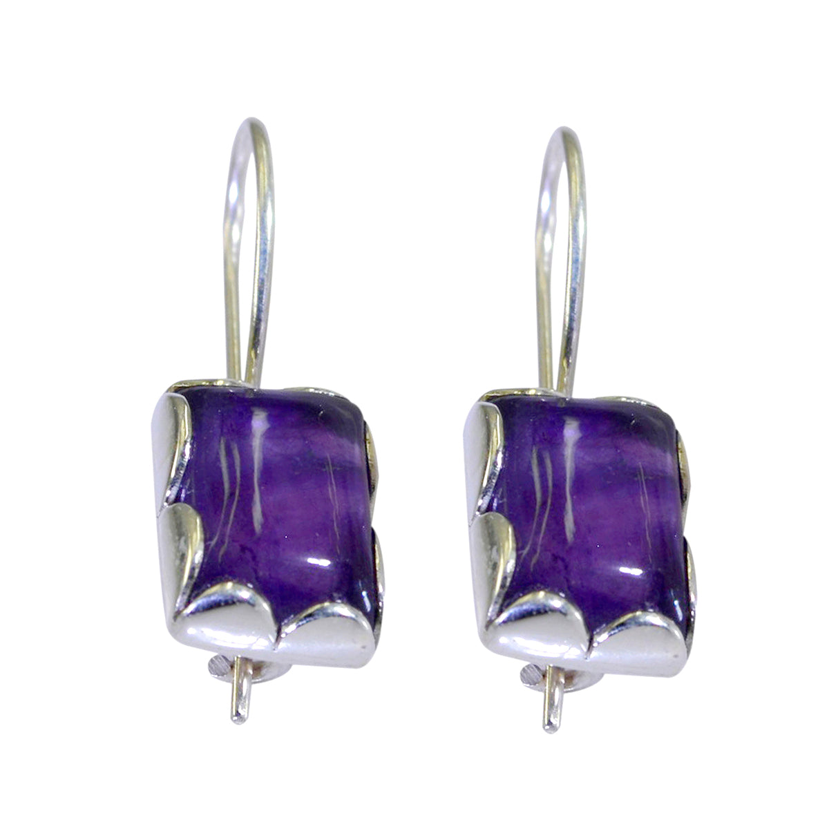 Amethyst-Latin-American-Naomi-multiple-Dangle-Purple-925-Sterling-Silver-Earring Главное изображение товара