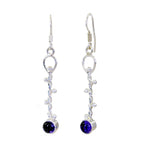 Amethyst-African-Sakura-multiple-Dangle-Purple-Silver-Earring