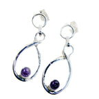 Amethyst-Egyptian-Wen-multiple-Dangle-Purple-925-Sterling-Silver-Earring
