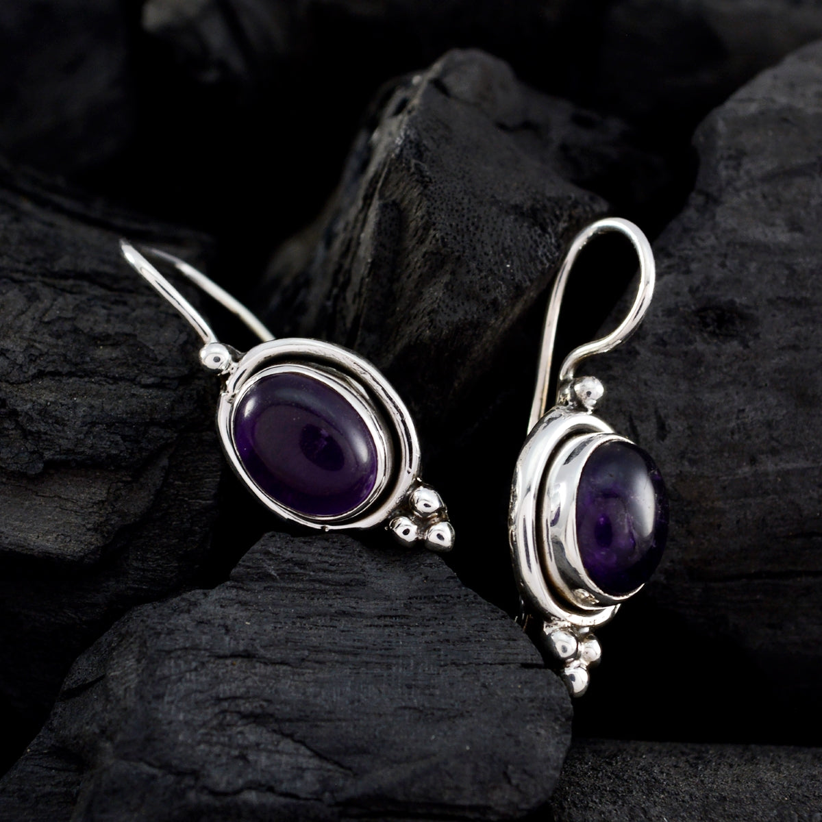 Amethyst-Latin-American-Lucy-multiple-Dangle-Purple-Sterling-Silver-Earring