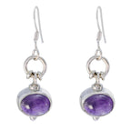 Amethyst-French-Luna-multiple-Dangle-Purple-925-Silver-Earring
