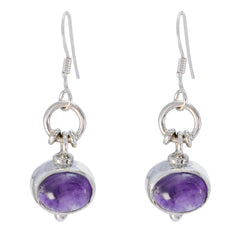 Amethyst-French-Luna-multiple-Dangle-Purple-925-Silver-Earring