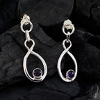 Amethyst-Italian-Yuna-multiple-Stud-Purple-Sterling-Silver-Earring