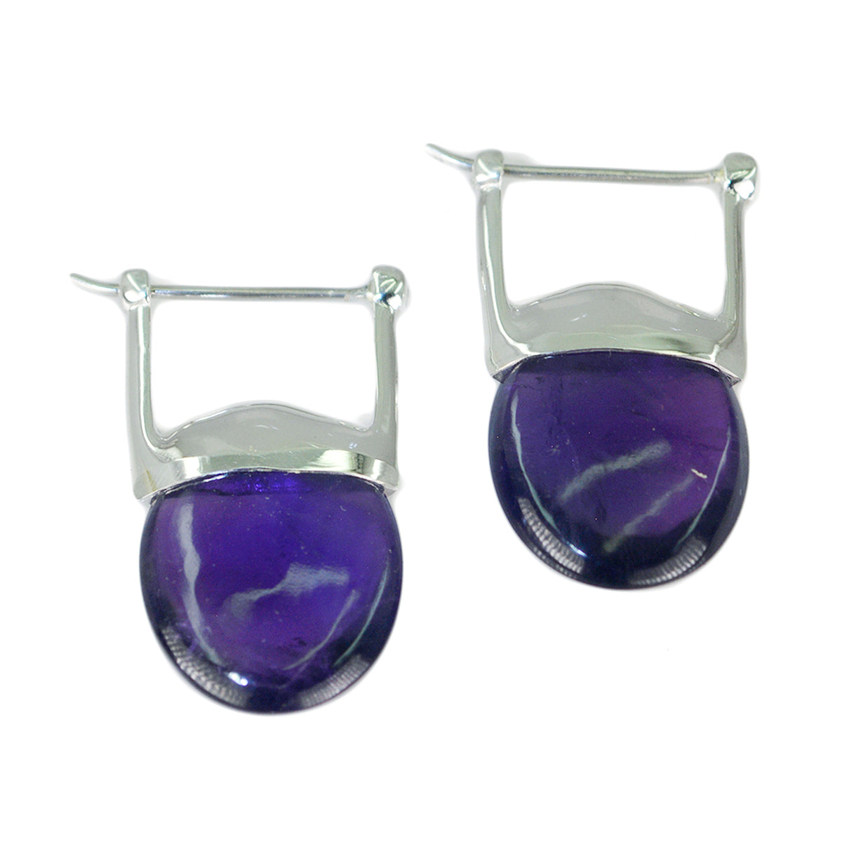 Amethyst-Mexican-Nora-Solitaire-Stud-Purple-Silver-Earring