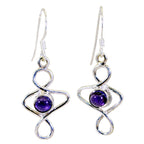 Amethyst-Mexican-Alejandra-Solitaire-Dangle-Purple-925-Sterling-Silver-Earring