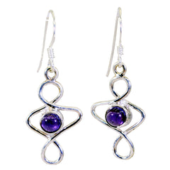 Amethyst-Mexican-Alejandra-Solitaire-Dangle-Purple-925-Sterling-Silver-Earring