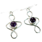 Amethyst-Mexican-Alejandra-Solitaire-Dangle-Purple-925-Sterling-Silver-Earring