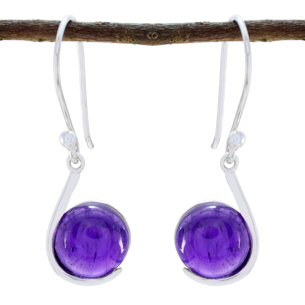 Amethyst-French-Ángeles-Solitaire-Dangle-Purple-Silver-Earring