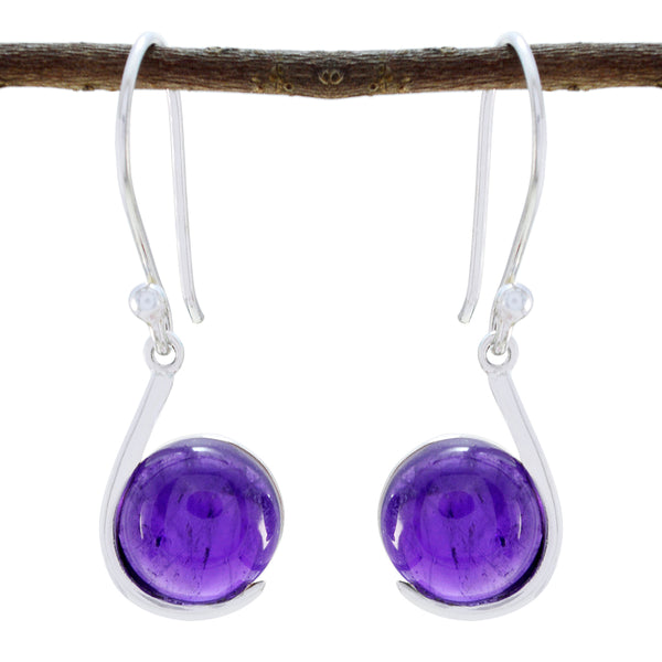 Amethyst-French-Ángeles-Solitaire-Dangle-Purple-Silver-Earring