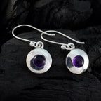 Amethyst-German-Antonia-Solitaire-Dangle-Purple-Silver-Earring