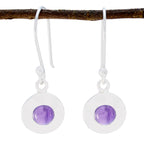 Amethyst-German-Antonia-Solitaire-Dangle-Purple-Silver-Earring