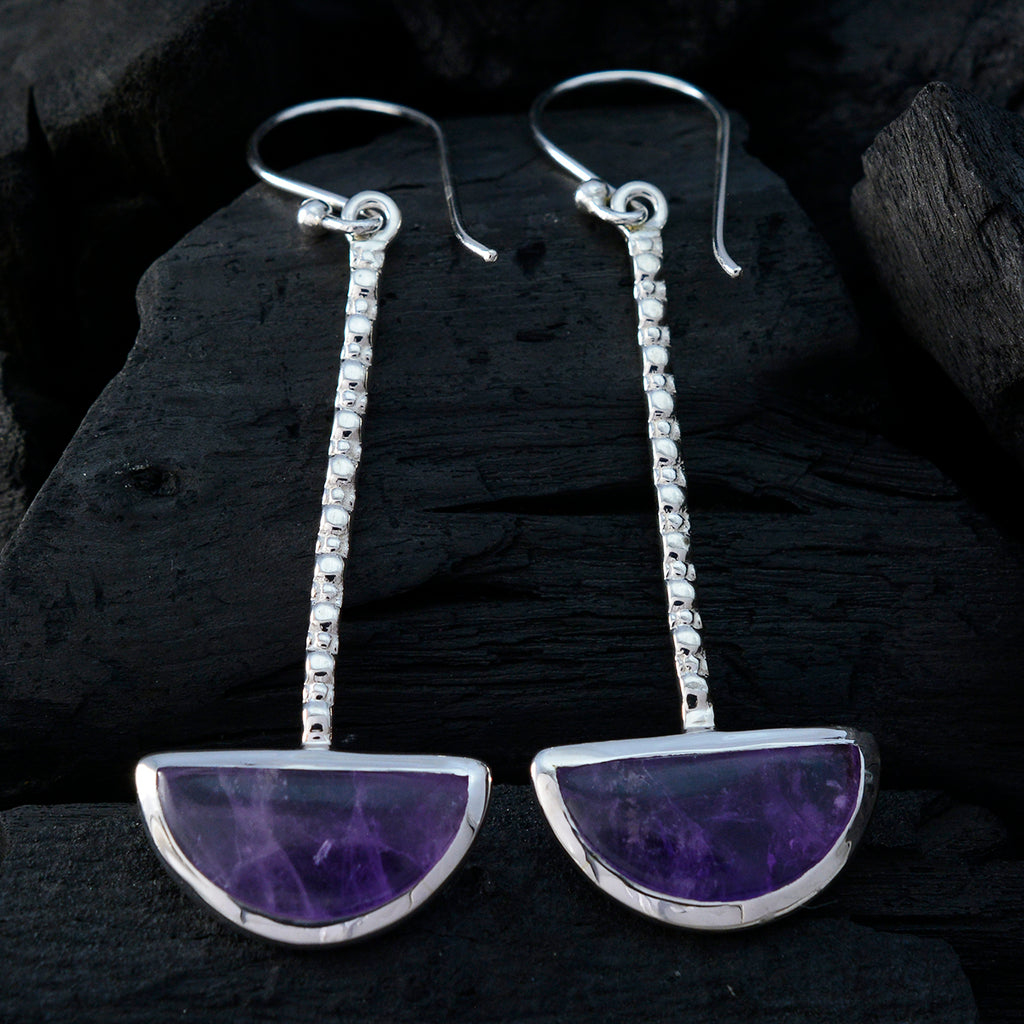 Amethyst-Russian-Bruna-Solitaire-Dangle-Purple-92.5-Silver-Earring