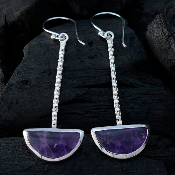 Amethyst-Russian-Bruna-Solitaire-Dangle-Purple-92.5-Silver-Earring