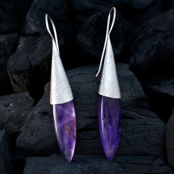 Amethyst-Middle-Eastern-Eun-ji-Solitaire-Dangle-Purple-Sterling-Silver-Earring