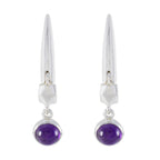 Amethyst-French-Nora-Solitaire-Dangle-Purple-92.5-Silver-Earring