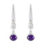 Amethyst-French-Nora-Solitaire-Dangle-Purple-92.5-Silver-Earring