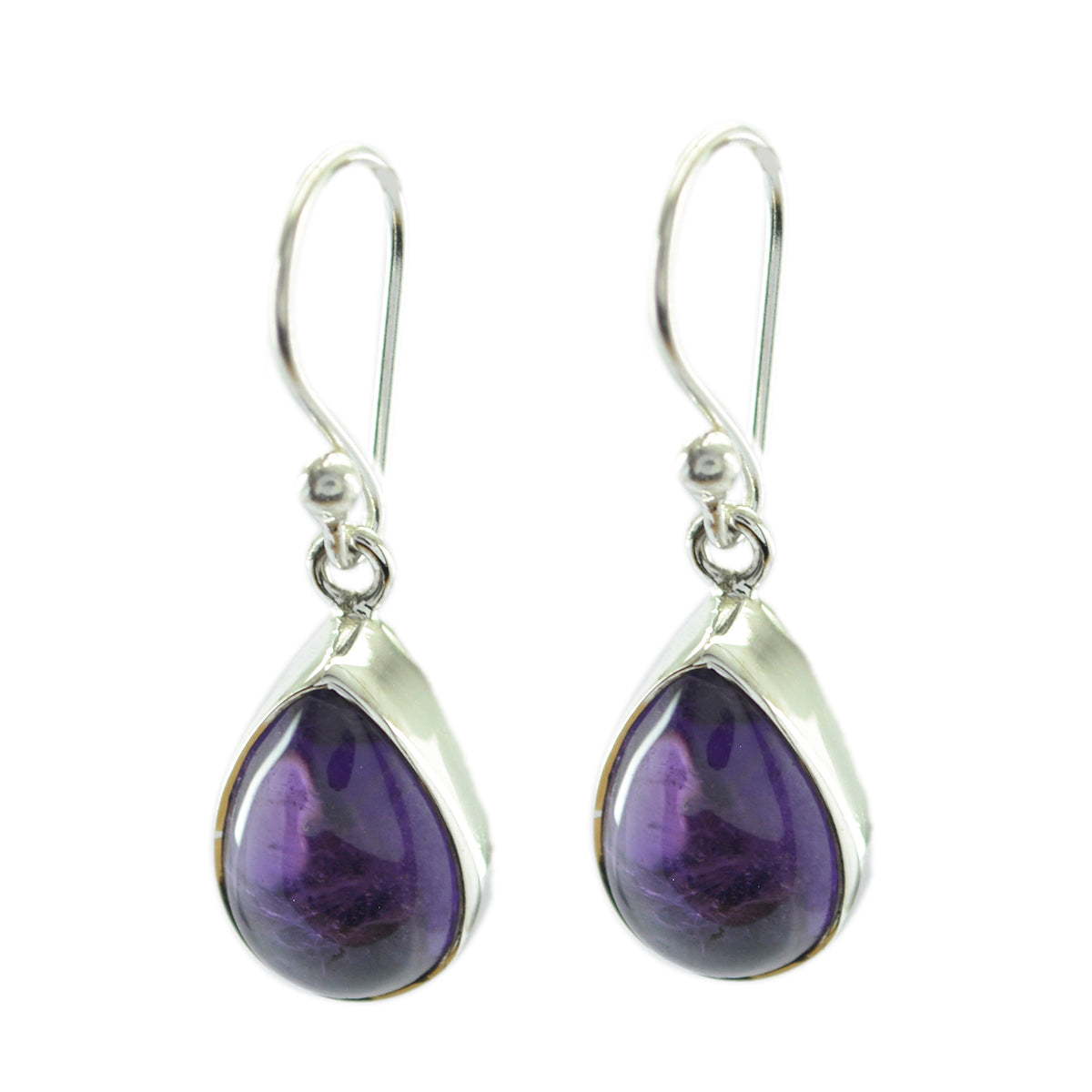 Amethyst-Turkish-Rina-Solitaire-Dangle-Purple-925-Silver-Earring Immagine principale del prodotto