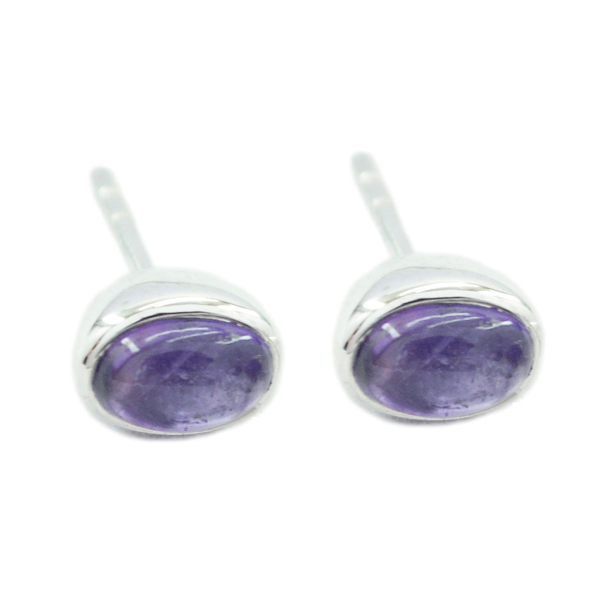 Amethyst-Korean-Cecilia-Solitaire-Stud-Purple-Sterling-Silver-Earring