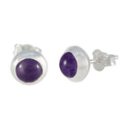 Amethyst-Japanese-Clara-Solitaire-Dangle-Purple-92.5-Silver-Earring
