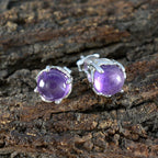 Amethyst-American-Amanda-Solitaire-Stud-Purple-925-Sterling-Silver-Earring